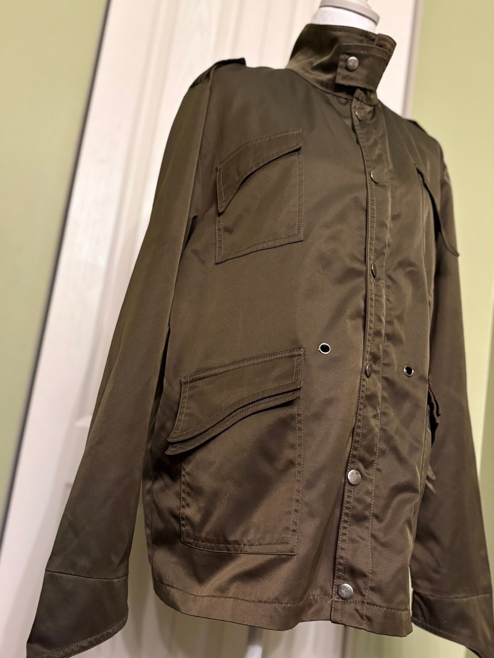 Olive Utility Jacket - Picture 5 of 10